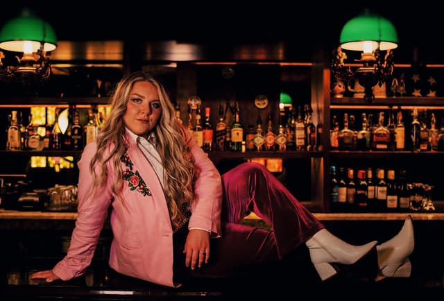Artist in bar